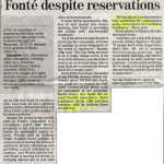 ACC trustees likely to extend Fonte's contract. Austin American-Statesman: January 22, 2001