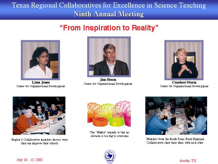 Ninth Annual Meeting: Reception Slide 8