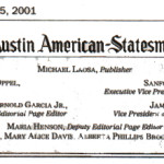 ACC should retain Richard Fonte: Austin American-Statesman: January 5, 2001.