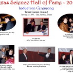 Texas Science Hall of Fame 2001. San Antonio: January 22, 2001