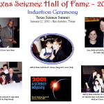 Texas Science Hall of Fame 2001. San Antonio: January 22, 2001