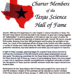 Introducing the Charter Members of the Texas Science Hall of Fame