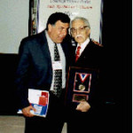Texas Science Hall of Fame Charter member Kamil A. Jbeily with Michel T. Halbouty